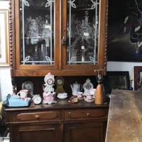 Credenza doppio corpo antica