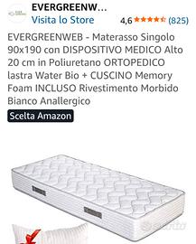 Materasso singolo 9x190