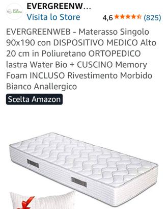 Materasso singolo 9x190