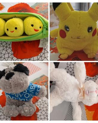 Peluche vintage a 10 euro l'uno 