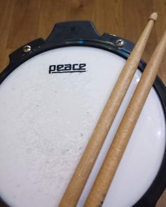 Pad Peace con bacchette e supporto cm22