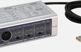 Interfaccia midi Edirol UM-3EX Roland (3 disp.)