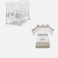 Erbesi - Set Lettino Tato + Materasso + Piumone