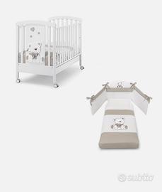 Erbesi - Set Lettino Tato + Materasso + Piumone