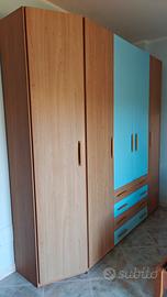 Cameretta completa per ragazzi in legno