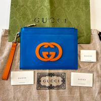 Pochette Gucci in pelle Nuova completa di dust bag