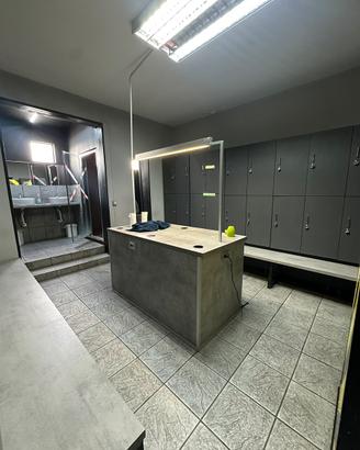 Arredamento completo spogliatoi palestra
