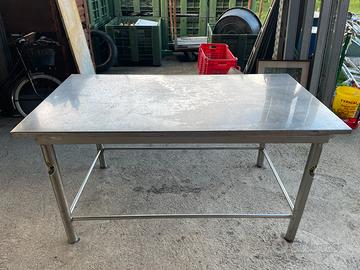 Banco lavoro acciaio inox e teflon