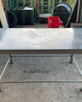Banco lavoro acciaio inox e teflon