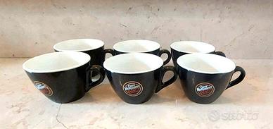 Set 6 Tazze Vergnano da Cappuccino senza piattino