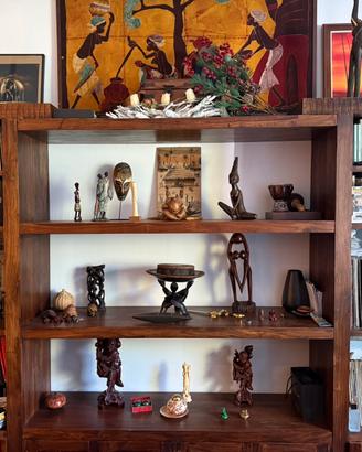 Mobile libreria stile etnico