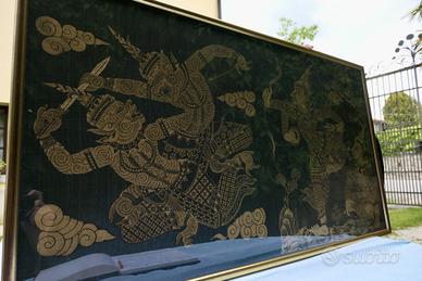 Quadro scena Ramayana balinese