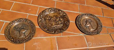 piatti decorativi in rame appendibili