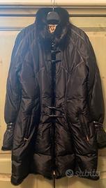 Giaccone nero imbottito Roberto Cavalli tg L