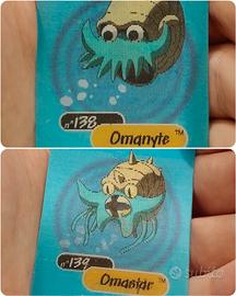 Omanyte Omastar Card Pokemon Yoga 