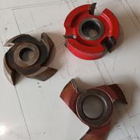 3 frese sagomate per legno