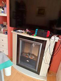 Piccolo camino elettrico da arredamento.