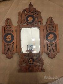 Trittico Sorrentino specchio da viaggio '800