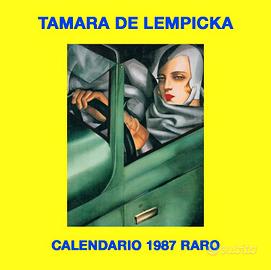 CALENDARIO TAMARA DE LEMPICKA  1987