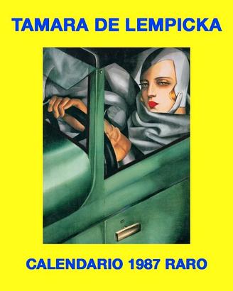 CALENDARIO TAMARA DE LEMPICKA  1987