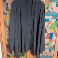 kimono elegante blu scuro