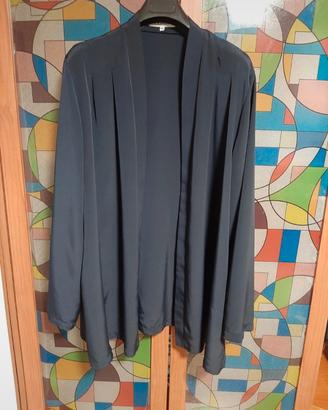 kimono elegante blu scuro