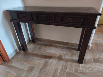 Consolle in legno stile classico