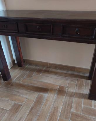 Consolle in legno stile classico