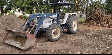 trattore Lamborghini 854 DT con caricatore frontal