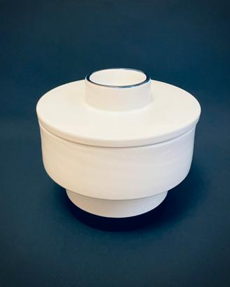 Contenitore modernista Ceramiche Rometti