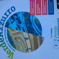 Libro VerdeAzzurro Volume 3 Il mondo e i continent