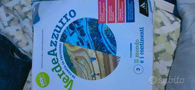 Libro VerdeAzzurro Volume 3 Il mondo e i continent
