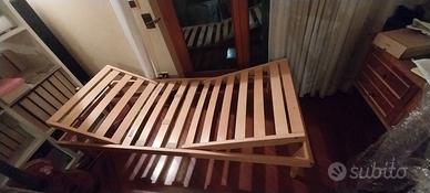 Rete e materasso letto singolo