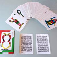 Mini carte napoletane mazzo briscola e scopa