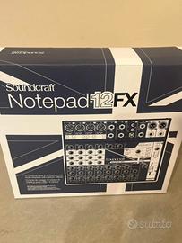 Mixer Soundcraft Notepad-12 FX