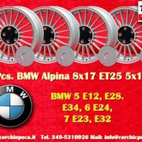 4 pz. cerchi BMW Alpina 8x17 ET25 5 E12 E28 E34 6