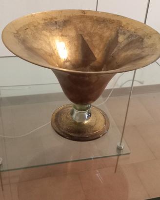 Coppa centrotavola in  vetro di Murano 