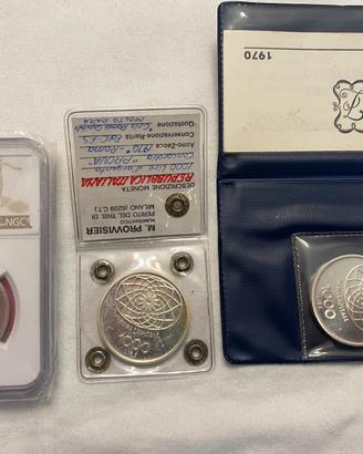 1000 lire  1970 Prova Roma Capitale