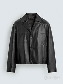Giacca di Pelle Unisex Zara Tg.M