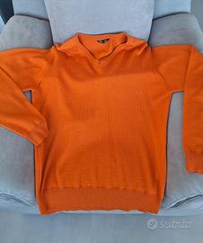 Maglione cotone uomo arancio OVS
