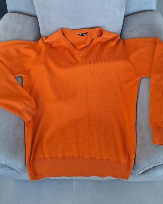Maglione cotone uomo arancio OVS