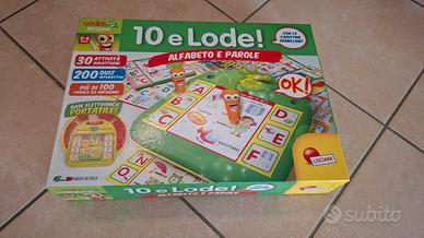 Gioco da tavola. 10 e lode alfabeto e parole