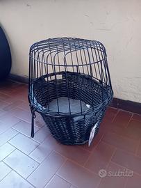 Cestino da bicicletta per cane/gatto