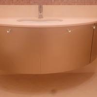 Mobile da bagno completo di top e lavabo