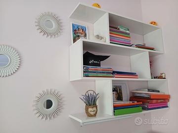 Libreria bianco laccato 