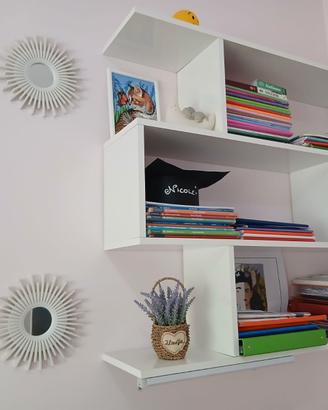 Libreria bianco laccato 