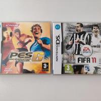 PES 6 e FIFA 11 Nintendo DS