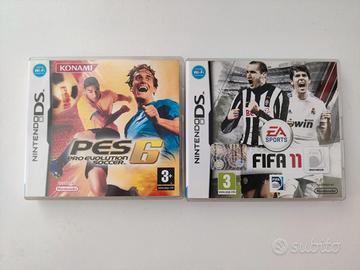 PES 6 e FIFA 11 Nintendo DS