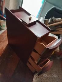 arredamento scatola libro 5 cassettini 