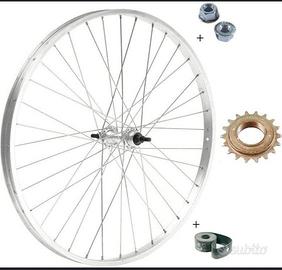 cerchione posteriore bici 26 pollici